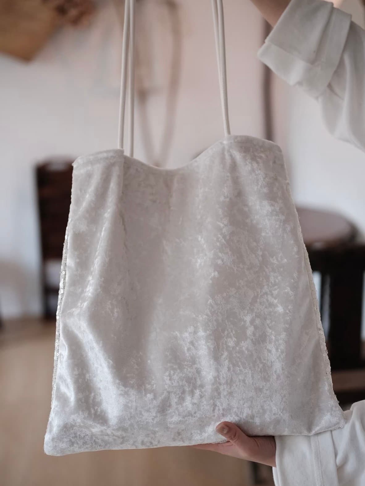 Elephant Tree Sequin Tote